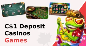 1$ casinos games